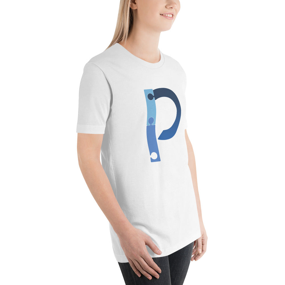 B. P Unisex t-shirt