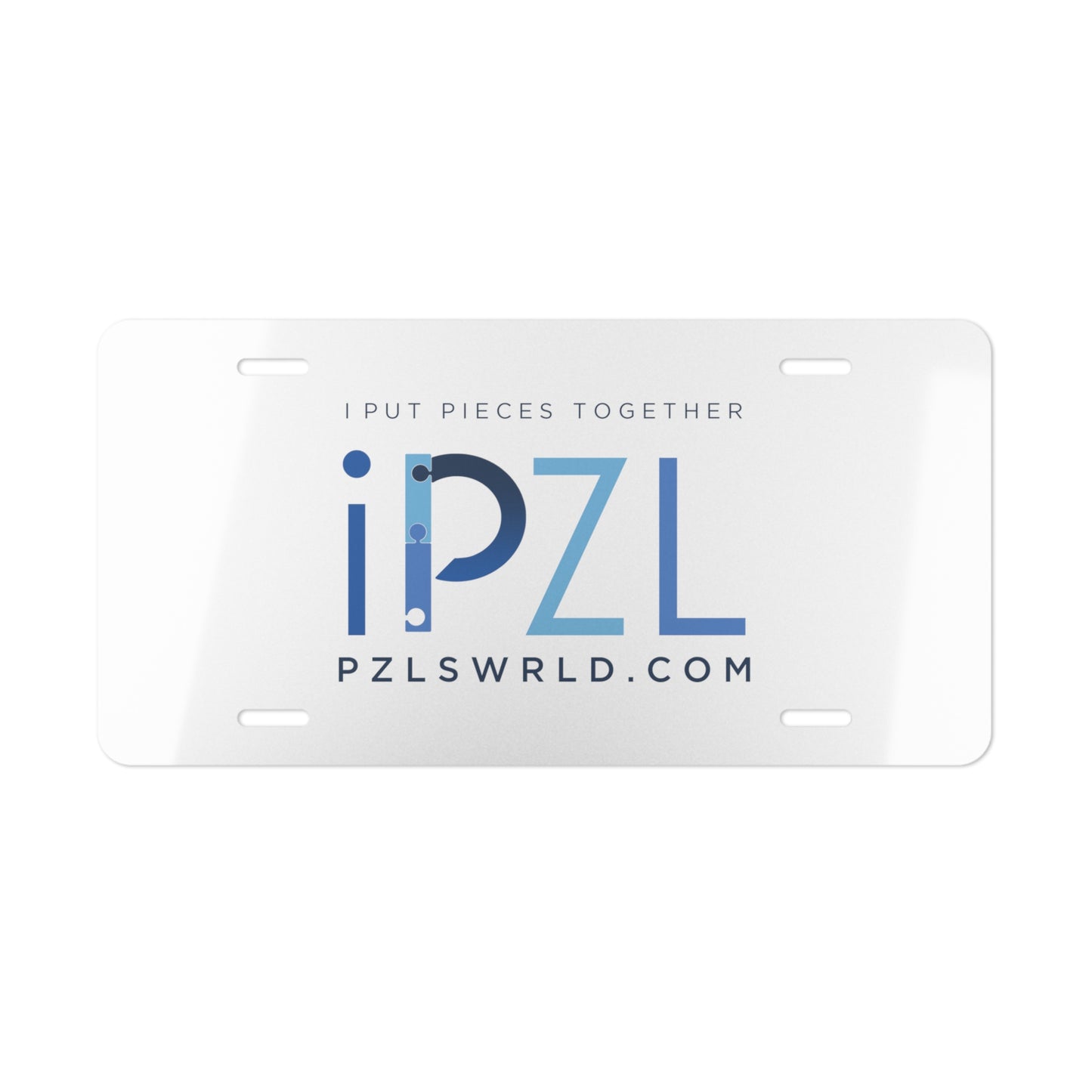P. iPZL Vanity Plate