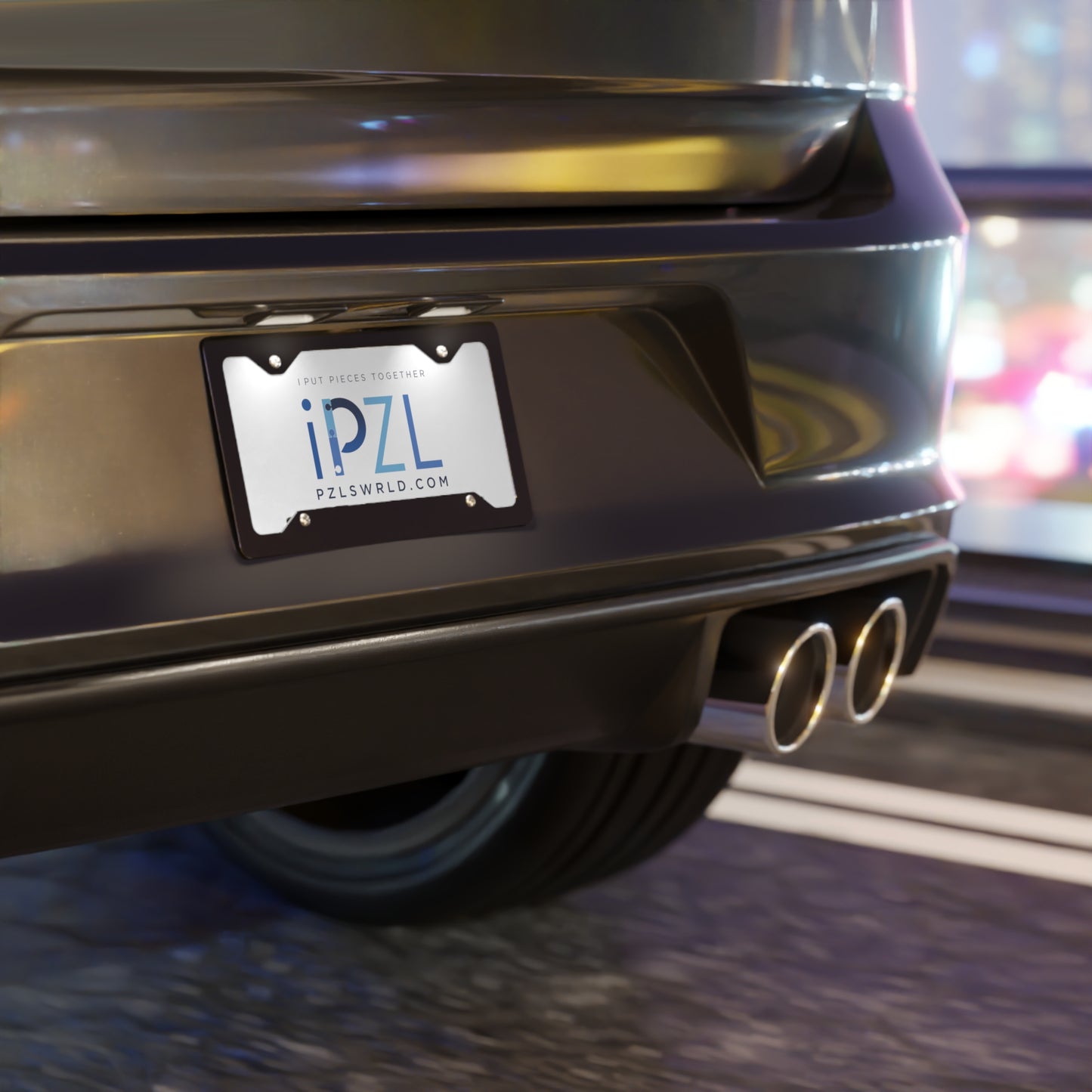 P. iPZL Vanity Plate