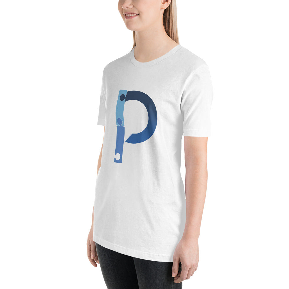 B. P Unisex t-shirt