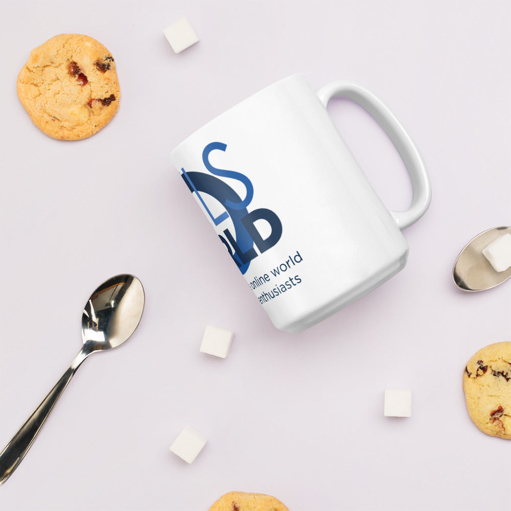 J. P White glossy mug