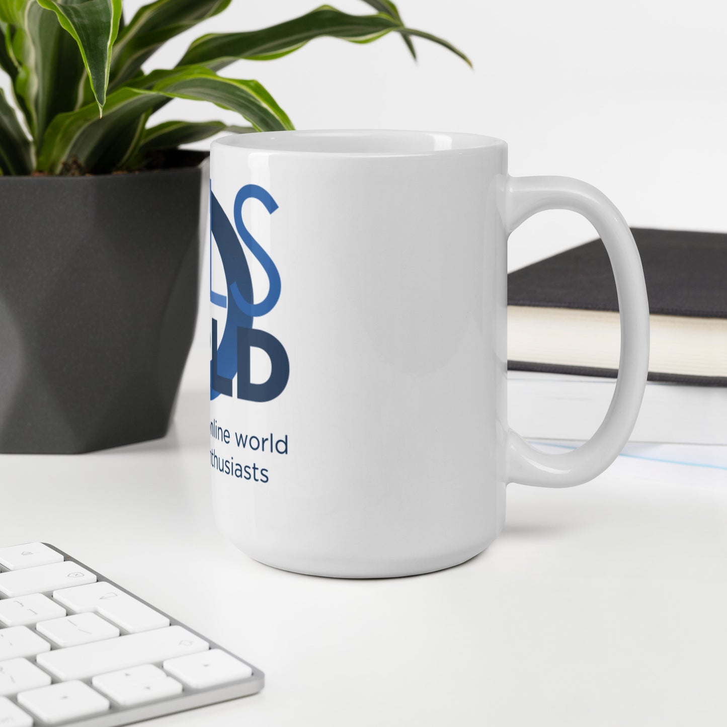 J. P White glossy mug
